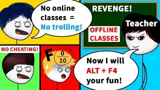 When a Gamer has Offline Classes after Online Classes