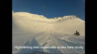 Skuterkj&oslash;ring og sn&oslash;skred