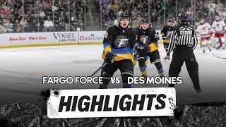 Fargo Force vs Des Moines | Another Overtime Win! | Hockey Highlights (10-18-25)