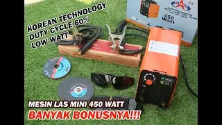 MESIN LAS MINI 450 WATT BANYAK BONUSNYA - REVIEW MESIN LAS DAESUNG ARC120 SE