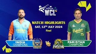 Yuvraj vs Younis: WCL 2024 Final India vs Pakistan Showdown! | Cricket Highlights | WCL T20