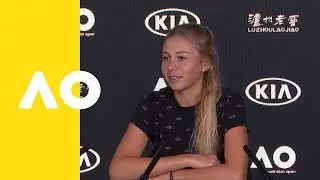 Amanda Anisimova press conference (3R) | Australian Open 2019