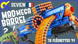 [REVUE] X-Shot Insanity Mad Mega Barrel | Fusil à Pompe à 72 FLÉCHETTES ?!! (français FR)