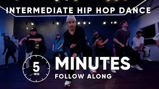 5 Minutes Hip Hop Follow Along | INTERMEDIATE