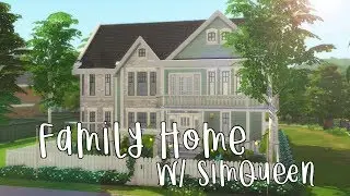 FAMILY HOME || SimQueen Collab | The Sims 4: Speed Build (NO CC)