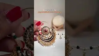 Meesho Haul: 5 pcs Rajasthani Jewellery For ₹274😍 #meeshofinds #meeshohaul #meeshojewellerysethaul