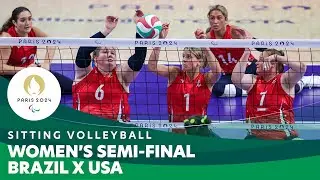 🇧🇷 Brazil X USA 🇺🇸 - Women's Semi-final | Sitting Volleyball - Paris 2024 Paralympics