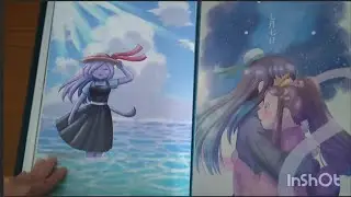 作品集パラパラ動画その39【アナログ＆デジタル】2023年⑤#イラスト  #sketchbooktour  #イラスト成長記録 