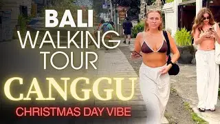 Christmas Day Canggu Walking Tour 2025 | From Canggu Beach to Batu Mejan & Batu Bolong at Noon