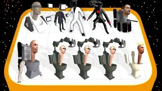 Max Level In - Cameraman Master V/S Skibidi Toilet All Bosses, Merge Skibidi Monster Battle, Game 🎯