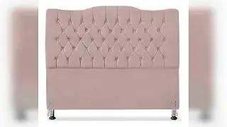 Review: Cabeceira De Cama Box Casal 140 Cm Dunas - Veludo Rose Cor Rosa