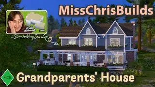 Grandparents' House 👵🏡 #lilsimsie May Shell Challenge! // The Sims 4 Speed Build