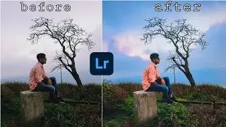 Aesthetic Sky Preset | Lightroom Mobile Preset Free DNG File Download | Preset Tutorial #lightroom