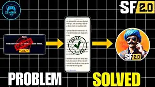 Scarfall 2.0 id ban without any reason 🤬 problem solved ✨ || scarfall id ban problem 🤡  | solved ♾️