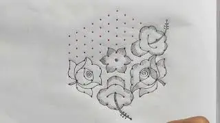 Flowers rangoli designs 🌺 easy rangoli 🌺 art simple rangoli designs 🌺