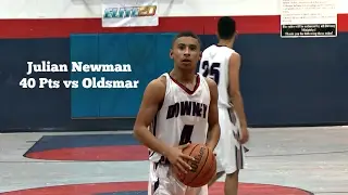 Julian Newman 40 Points vs. Oldsmar Christian!!