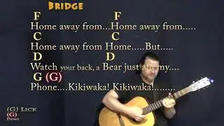 Kikiwaka (Bunk'd) Strum Guitar Cover Lesson with Chords/Lyrics - Capo 4th Fret