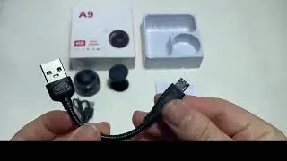 A9 mini c&acirc;mera espi&atilde; 1080p HD - vis&atilde;o noturna (grava de v&iacute;deo de som)