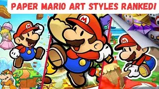 All Paper Mario Games RANKED by ART STYLE!