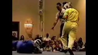 Bagua Full Contact Fighting Tiger Plays with Ball