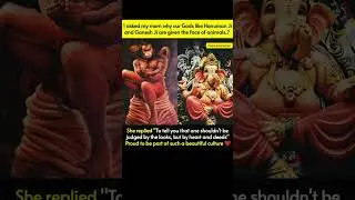 Why do Hindu Gods have animal faces?. 🙏#shorts#youtubeshorts#viral#trending#wisdom#lifelessons