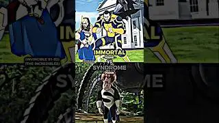Immortal vs Syndrome #short #shorts #invincible #theincredibles #syndrome #immortal#animation#battle