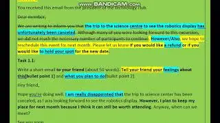 The trip to the science center (Integration method)