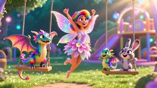 Magical Playground Fun ✨🍼 | Kids Fantasy Song | Learn Sharing and Safety