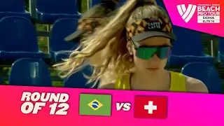 Carol/ Barbara vs. Brunner/ H&uuml;berli - Round of 12 Highlights Doha 2023 #BeachProTour