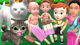 PAAGAL BABU  | गर्मी मे आइसक्रीम | Icecream| cartoon | pagal beta | comedy video | csbishtvines