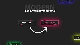 Modern CSS Glowing Button Hover Effects | Easy Web Learner