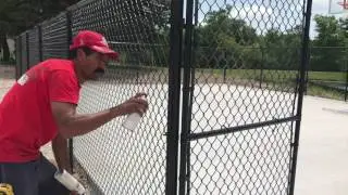Building a Basketball Court: The Entire Process in 2 minutes!