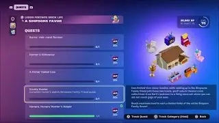 How to Unlock the Simpsons House in Lego Fortnite Brick life Quests Guide Part 2