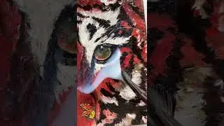Tiger Painting on Wood