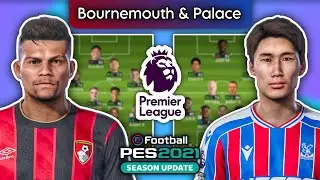 OS PEDIDOS DE VOC&Ecirc;S PARA A EPL!! AS T&Aacute;TICAS de BOURNEMOUTH e CRYSTAL PALACE no PES 2021