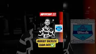 🚨MAKAUT BACKLOG EXAM DATE📌#makaut #shorts #makautsemester #viral
