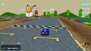 Re-Volt Custom Track Mario Track N&ordm;1 by, motorhand, 8 Lap Race