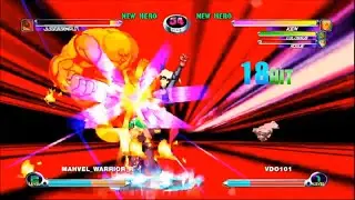 Mvc2 : Mahvel_Warrior_R vs JosueBadBeat vs VDO101 30.10.22 CASUAL PSN #FREEMVC2