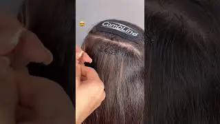 How to remove combline  #shorts #hairwithextensions