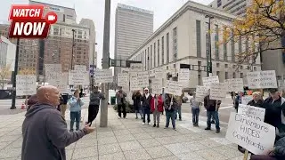Protest Federal Courthouse/Judge Michael Barrett