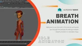 Autodesk Maya - Idle Animation - Creating Breath Animation #3danimation #animation