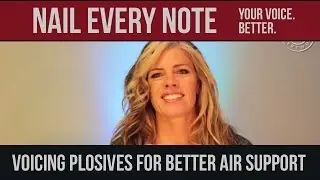 Quick Vocal Tip:  Voicing Plosives for Better Air Support