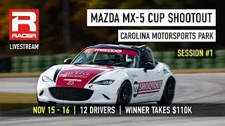 Mazda MX-5 Cup 2023 | Shootout - Session #1 | Livestream