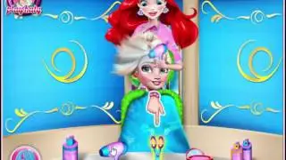 Elsa Braided Hairstyle :: Free Elsa Games :: Princess Ariel