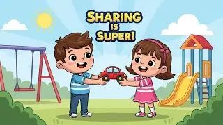 Sharing Is Super! | Kids Story About Kindness & Sharing | Fun Learning Animation for Children