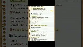 input and output in c language #shortsviral #computerprogramming