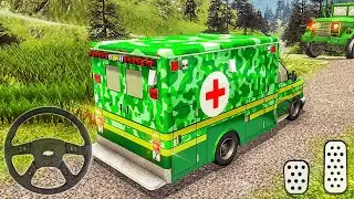 US Army Ambulance Driving Simulator 2020 - Soldier Rescue Duty - Android Gameplay