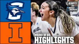 Round of 64: Creighton vs. Illinois | Women's NCAA Tournament | Full Game Highlights