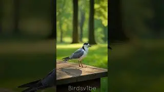 Common Tern Chillin' in the Jungle 🌿 | Rare Calm Bird Moment 🐦✨ #youtubeshorts #shortvideo #shorts