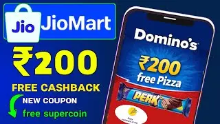 Jiomart New coupon code today 🔥 Jiomart100 free shopping | dominos code today , Cadbury perk ₹200